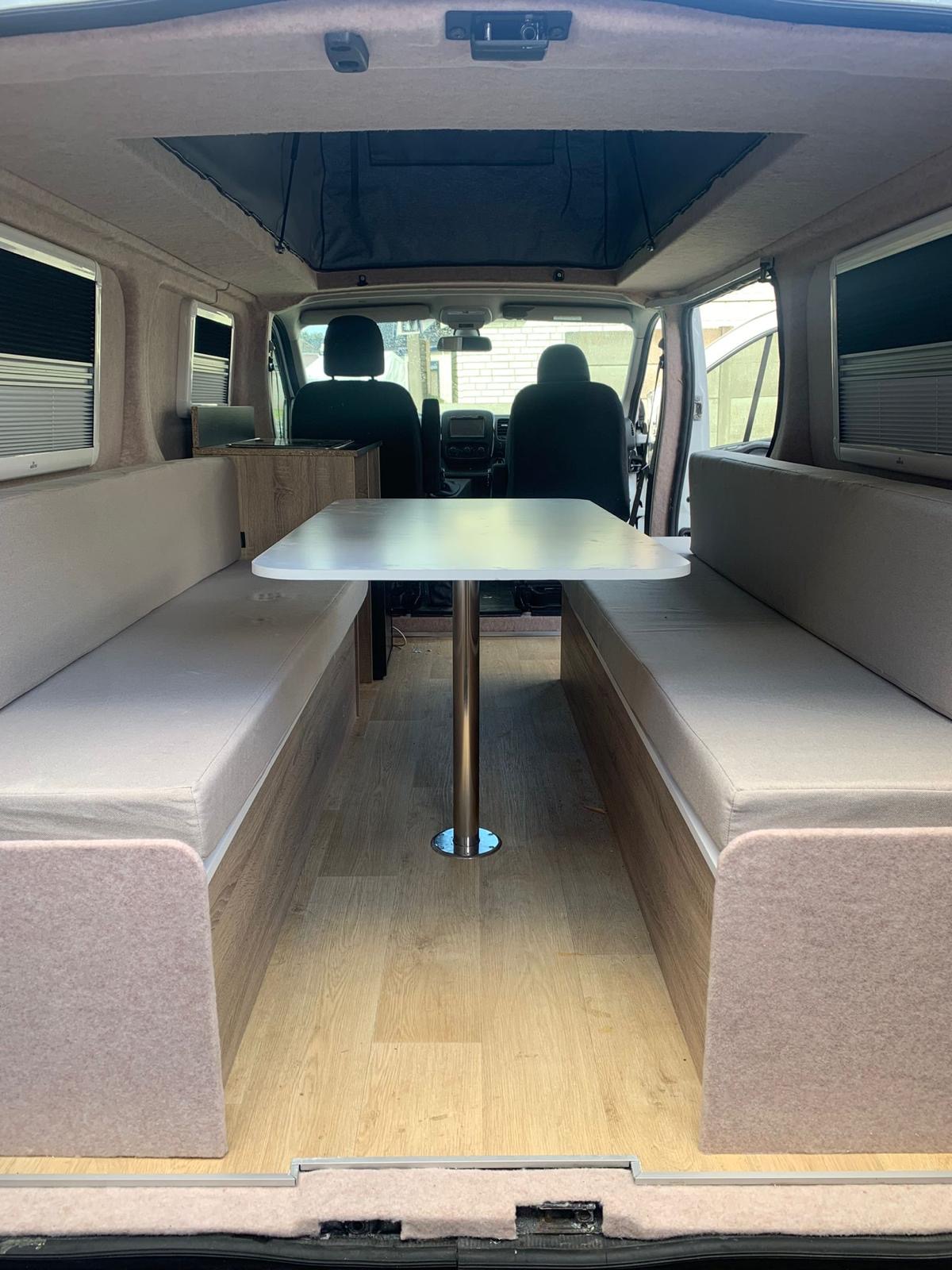Bus ombouwen tot camper detail
